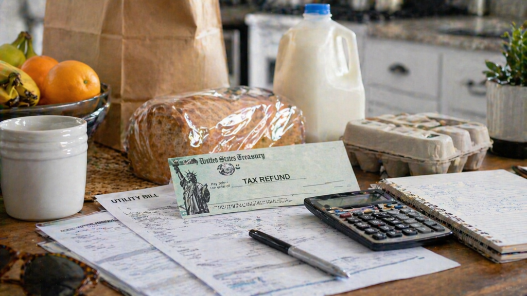Americans are using tax refunds for rent, groceries, and debt in 2026, showing rising financial pressure and reduced discretionary spending.
